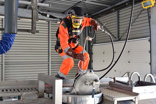 Nettoyage de cuve alimentaire