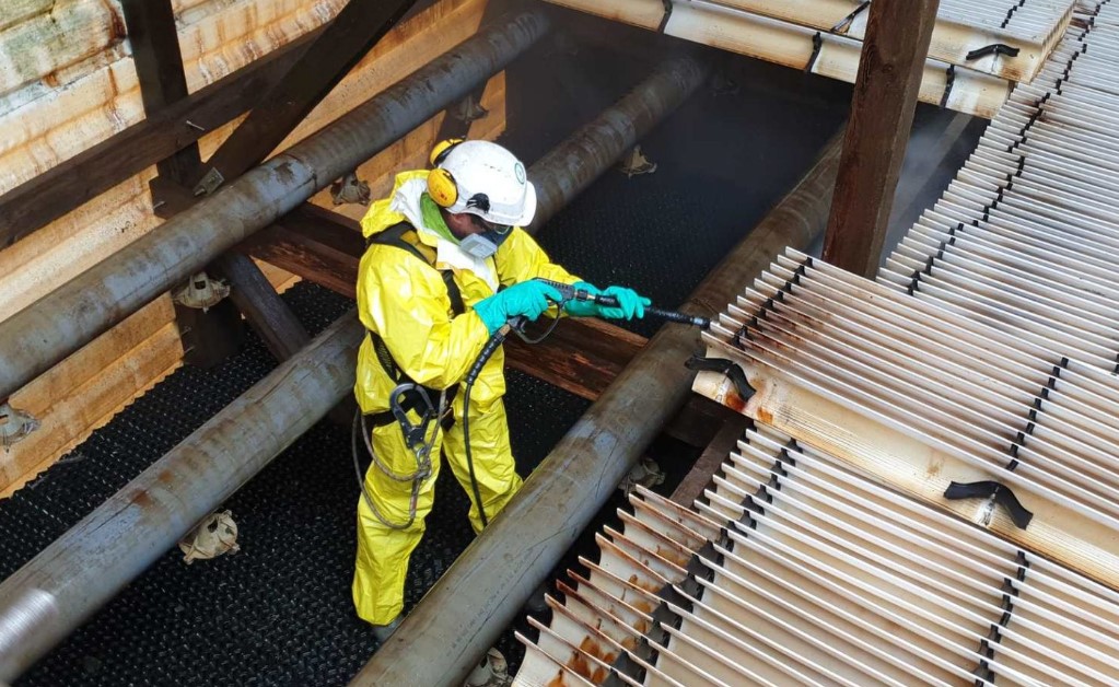 Nettoyage des tours de refroidissement